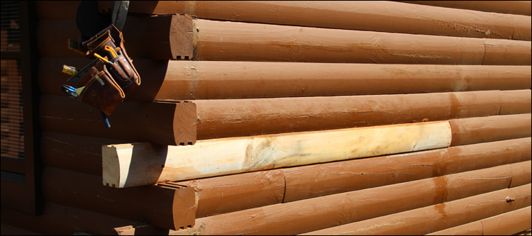 Log Home Damage Repair  Pinetops,  North Carolina